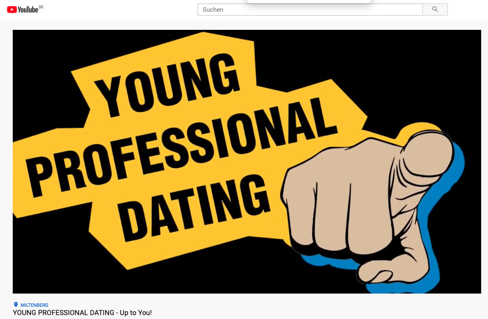 YOUNG PROFESSIONAL DATING - Up to You!
